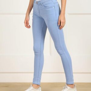 Women's Cotton Blend Stretchable Mid Rise Jeans